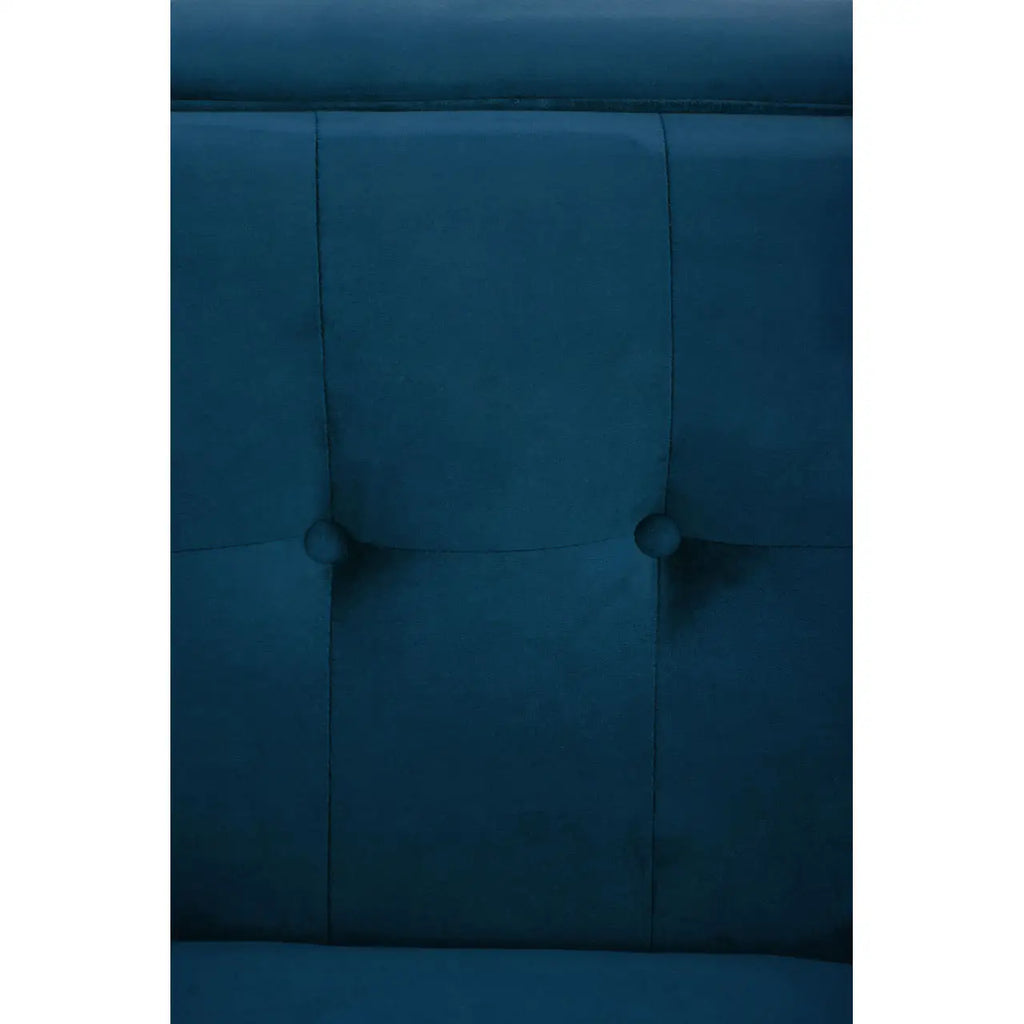 Sefira 3 Seat Navy Fabric Sofa