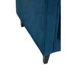 Sefira 3 Seat Navy Fabric Sofa