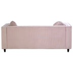 Farah 3 Seat Pink Velvet Sofa