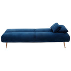 Hatton Dark Blue Velvet Sofa Bed
