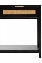 Sherman Black Wood Console Table