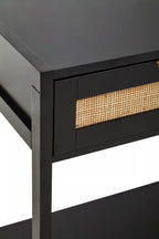 Sherman Black Wood Console Table