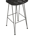 Lagom Black Natural Rattan Bar Chair