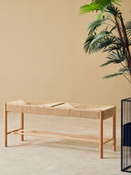 Bandar Natural Rope Weave Large Bench