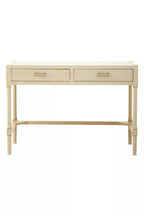 Heritage Two Drawer Antique Pearl Desk