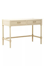 Heritage Two Drawer Antique Pearl Desk