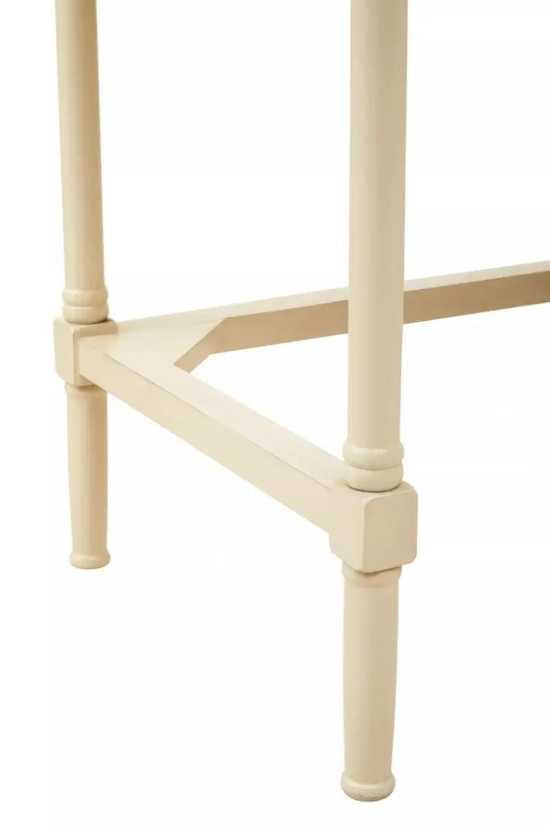 Heritage Two Drawer Antique Pearl Desk