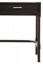 Heritage Two Drawer Black Finish Desk
