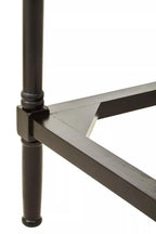 Heritage Two Drawer Black Finish Desk