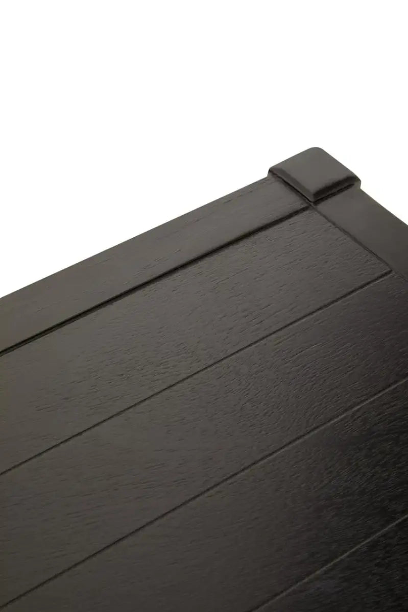 Heritage Two Drawer Black Finish Desk