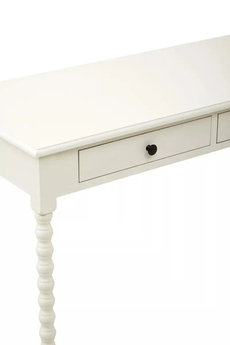 Heritage Two Drawer Ivory Desk
