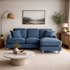 Right Hand Chaise Sofa Manhattan Navy The Great Sofa Company | Piper | Vienna | Arthur | Emeline | Swift | Morris