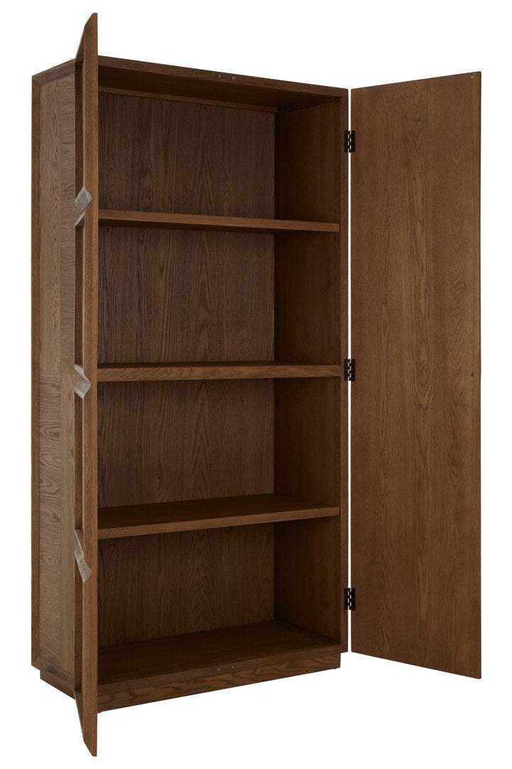 Salvar Natural Oak Wood Tall Cabinet