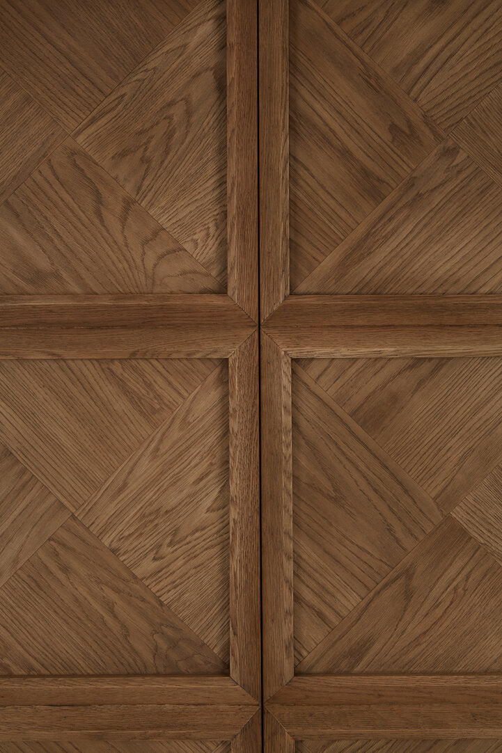 Salvar Natural Oak Wood Tall Cabinet