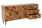Boho Two Door Mango Wood Sideboard