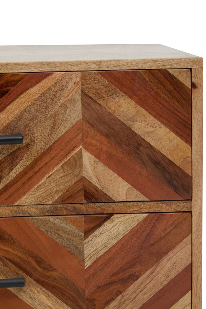 Boho Two Door Mango Wood Sideboard