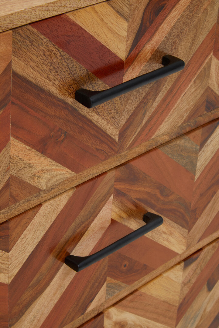 Boho Two Door Mango Wood Sideboard