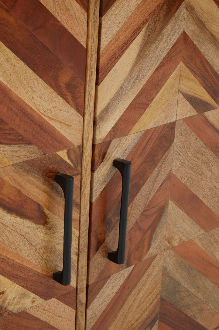 Boho Two Door Mango Wood Sideboard