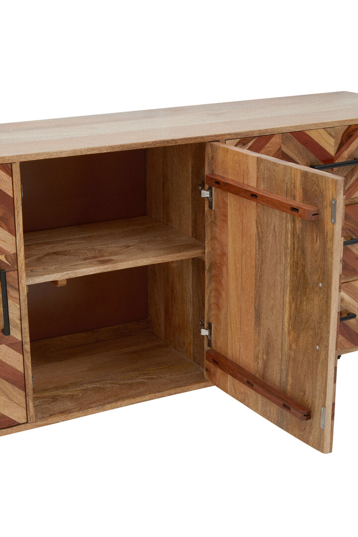 Boho Two Door Mango Wood Sideboard