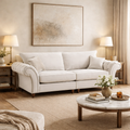 Windsor Fullback Sofa Stone 4 Seater