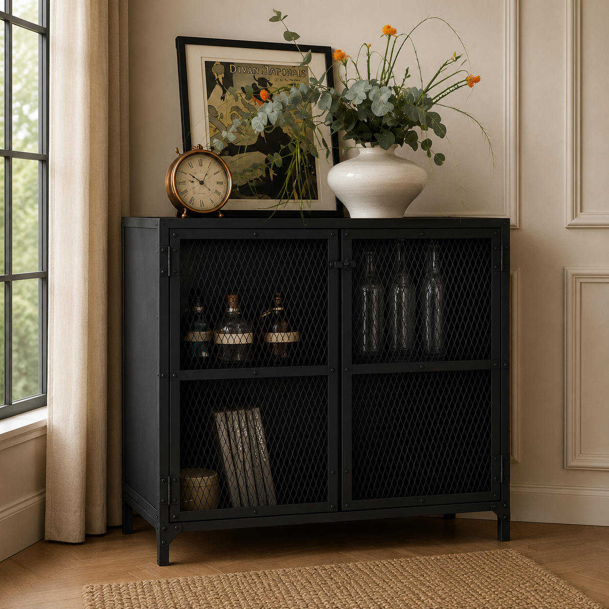 Metalica Iron Small Sideboard