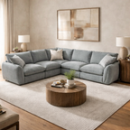 Berlin Sofa Grey Large Corner