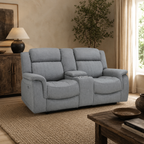 Linden Recliner Sofa Grey 2 Seater