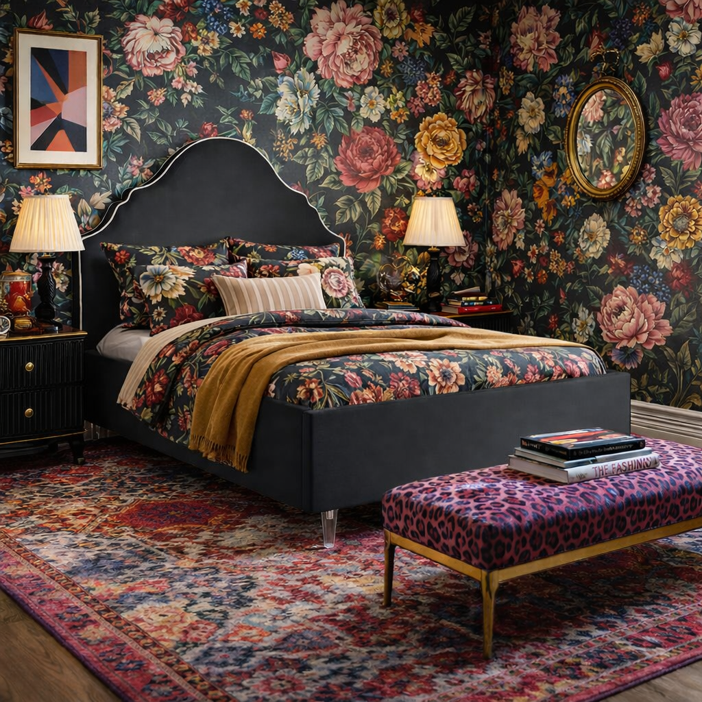 Quince Onyx King Size Bed