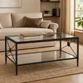 Axis Coffee Table With Black Finish Frame