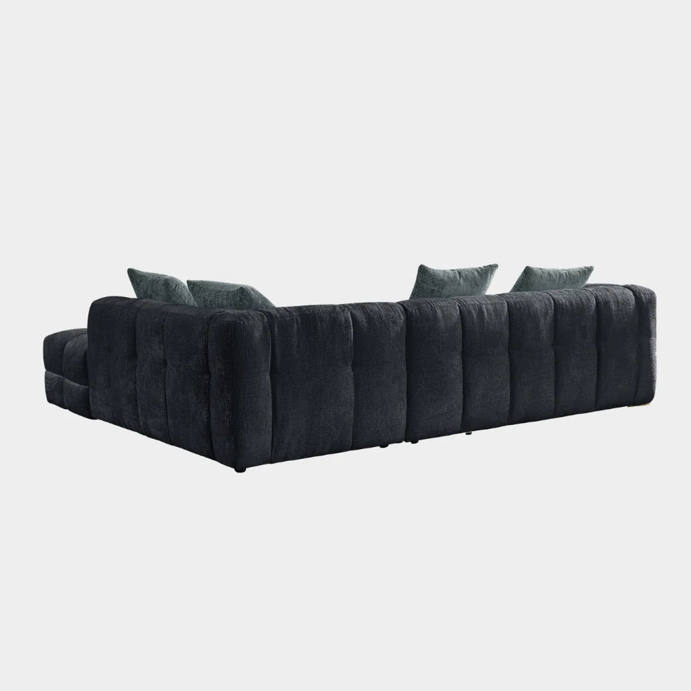 Genoa Sofa Charcoal Right Hand Corner