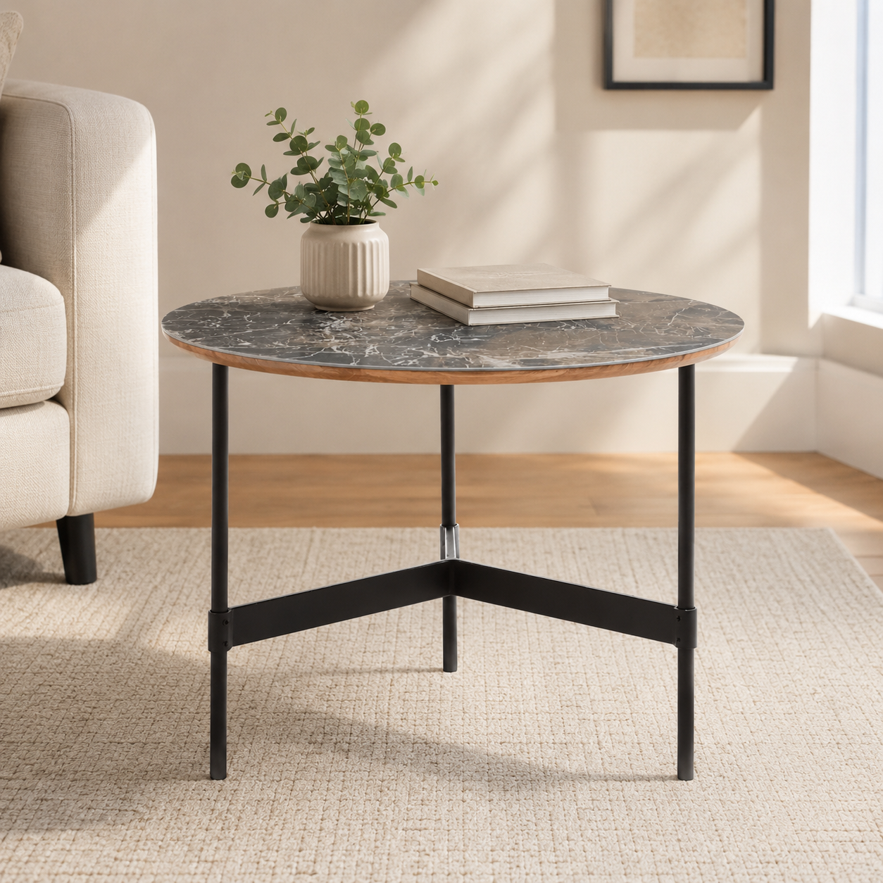 Doha Coffee Table With Round Top