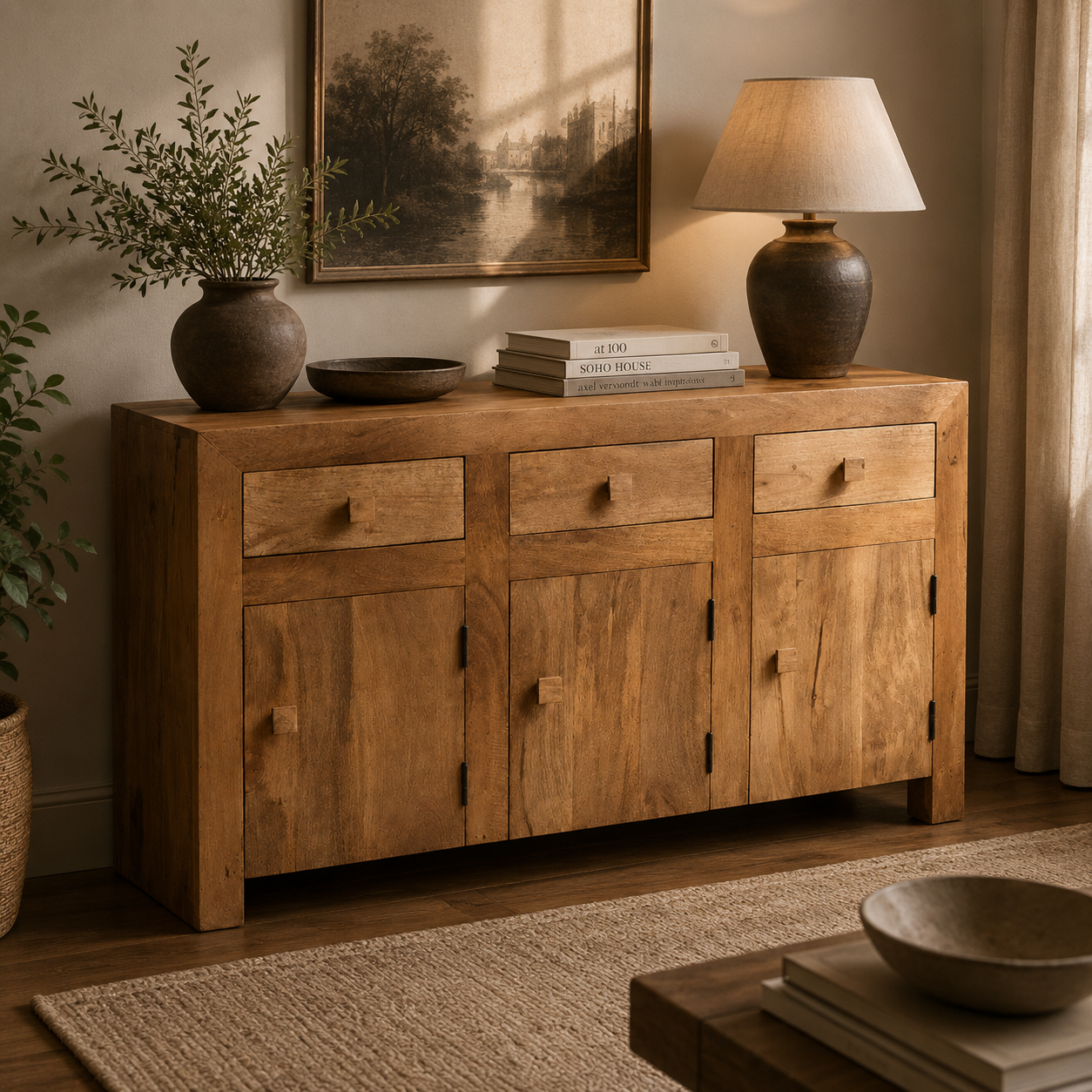 Toko Light Mango Large Sideboard