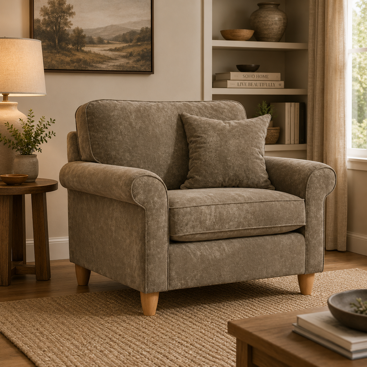 Snuggle Chair Sic - Glory 10 Winter Moss The Great Sofa Company | Sinatra | Dorchester | Abingdon | Ashbury