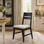 Elmhurst Black Pair Of Dining Chairs
