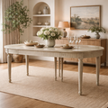 Rustic Wooden Extendable 100cm Dining Table
