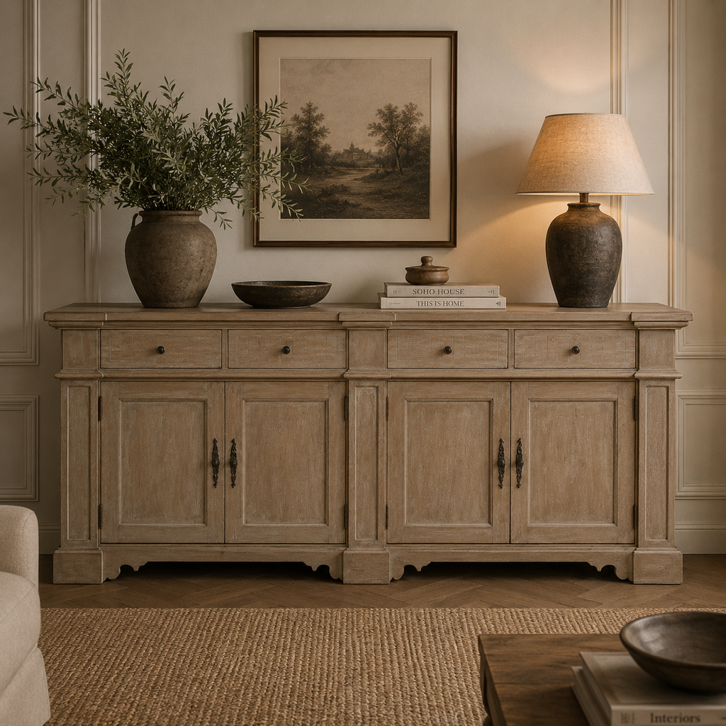 Rustic Classical Sideboard