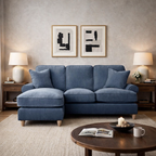 Left Hand Chaise Sofa Manhattan Navy The Great Sofa Company | Victoria | Bromfield | Lola | Alfie | Mari | Longfellow | Duresta Style