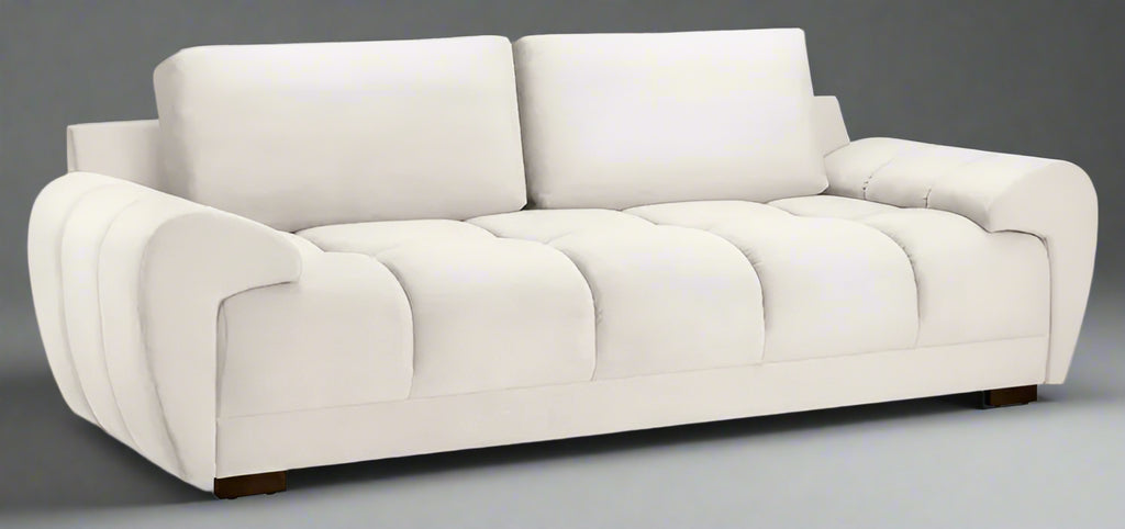 Azzuro Sofa Cream 3 Seater