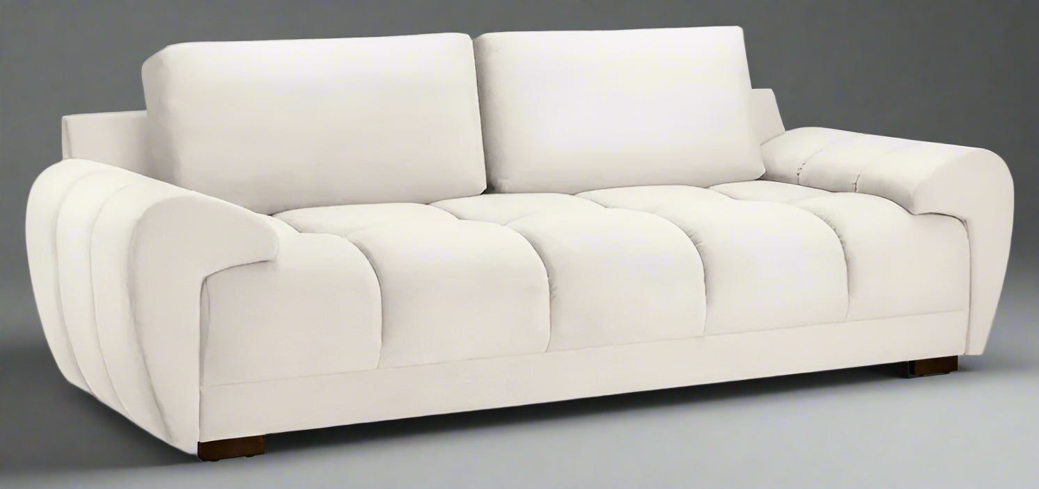 Azzuro Sofa Cream 3 Seater