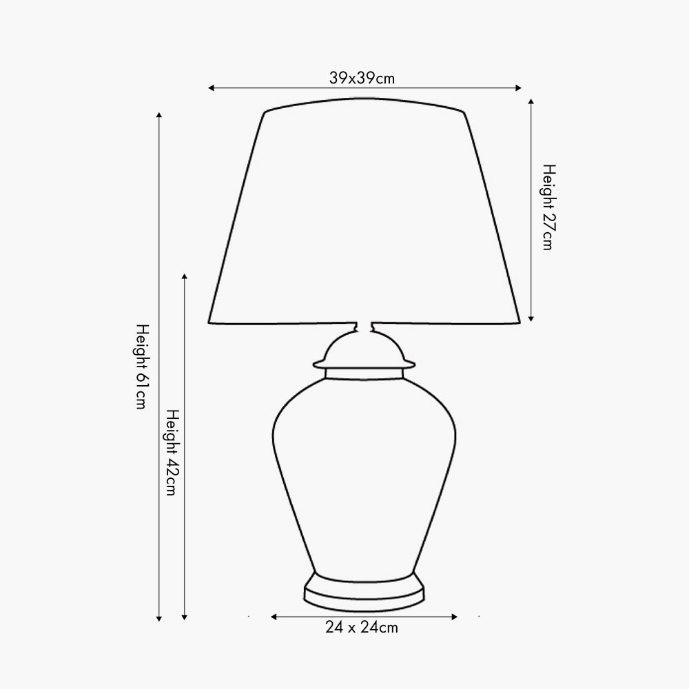 Papillon Butterfly Ceramic Table Lamp