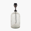 Ophelia Small Grey Bubble Glass Table Lamp Base