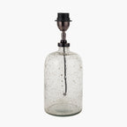 Ophelia Small Grey Bubble Glass Table Lamp Base