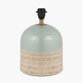 Lotta Duck Egg and Natural Stoneware Table Lamp Base