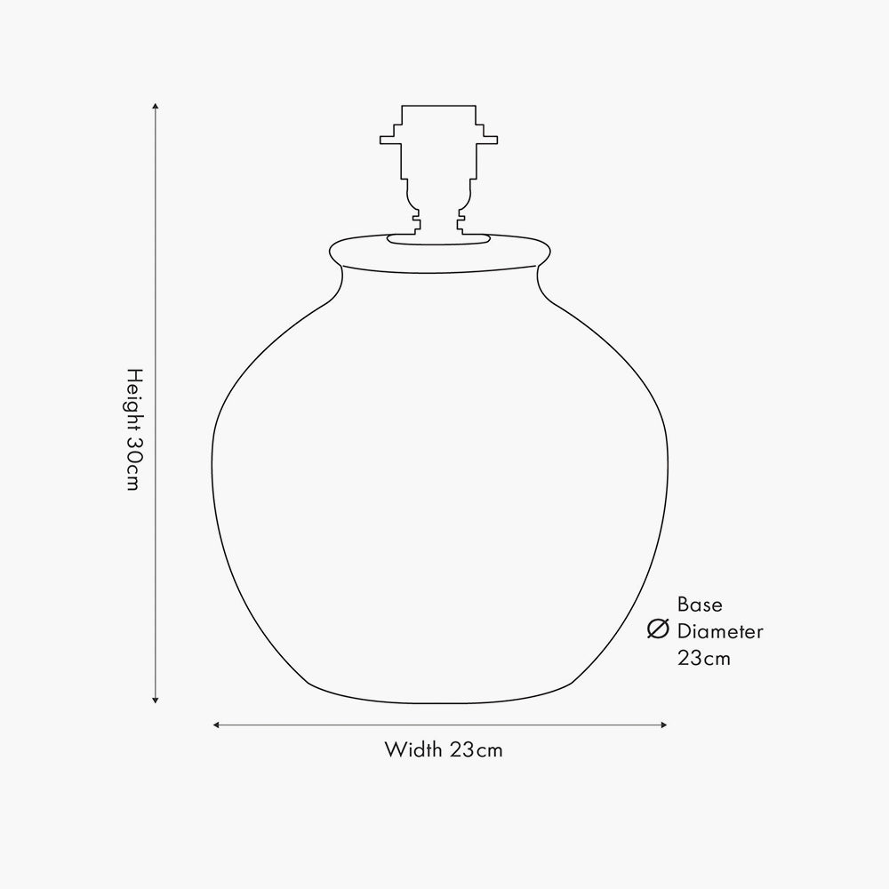 Lulia Antique Finish Stoneware Table Lamp Base