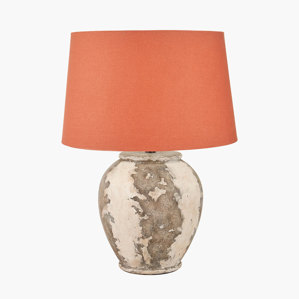 Lulia Antique Finish Stoneware Urn Table Lamp Base