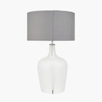 Tamsin Frosted White Glass Table Lamp