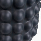 Sohan Black Bobbled Ceramic Tall Table Lamp Base
