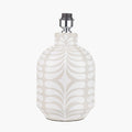 Tania Grey and White Pattern Ceramic Table Lamp Base