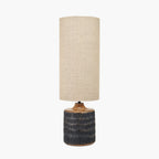 Alaric Antique Black Wash Mango Wood Table Lamp