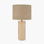 Kanoa Limestone Cylinder Table Lamp